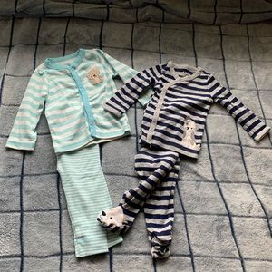 🍒🍒 Set of 2 baby boy pajama separates by Carter’s 3-6 & 6-9 months